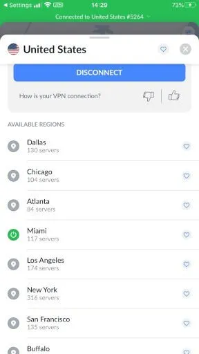 NordVPN Mobile USA